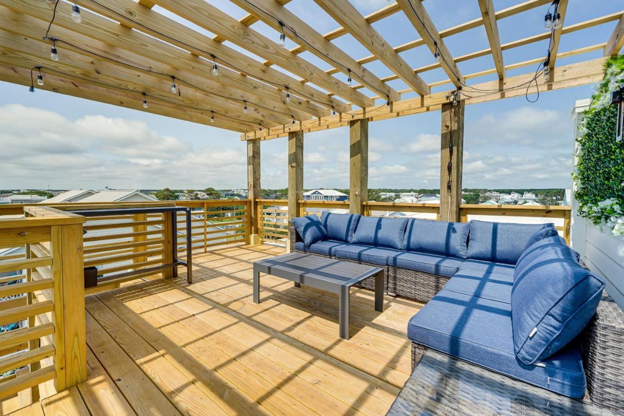 Carolina Beach Vacation Rental With Rooftop Terrace Exterior foto